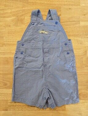 Gingham Baby Overalls